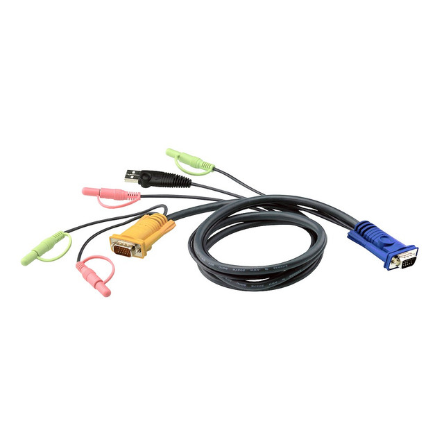 ATEN 3M USB KVM Cable with 3 in 1 SPHD and Audio