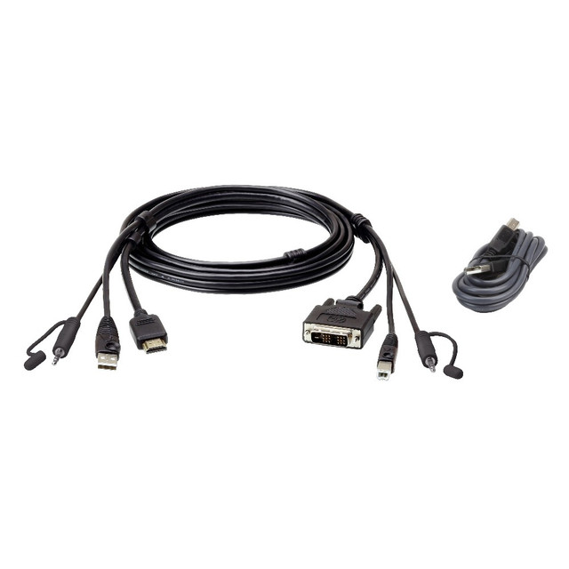ATEN 1.8M USB HDMI to DVI-D Secure KVM Cable Kit