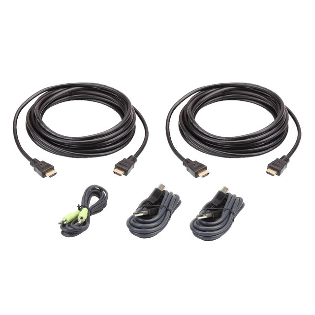 ATEN 3M USB HDMI Dual Display Secure KVM Cable Kit