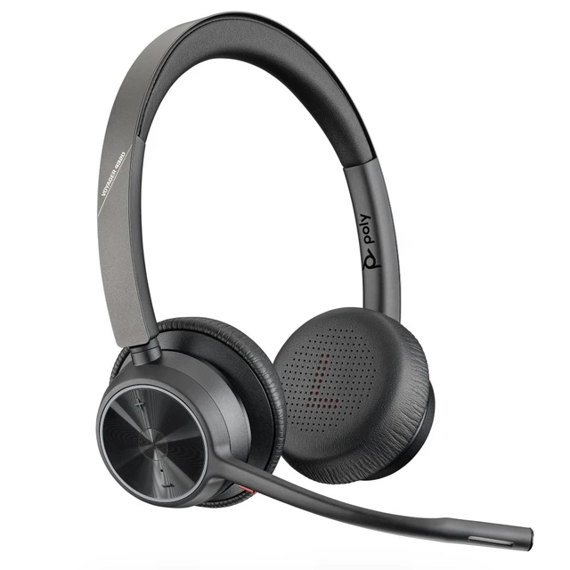 Poly Plantronics Voyager 4320 UC Stereo, Wireless Bluetooth Headset, USB-A