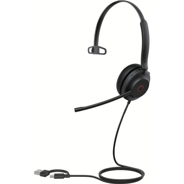Yealink UH35 Mono UC, Wired USB Headset, USB-C/A
