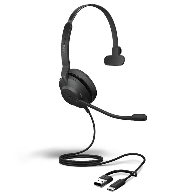 Jabra Evolve2 30 SE MS Mono Headset, USB-C/A (Black)