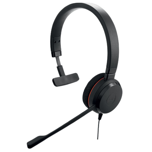Jabra Evolve 20 MS Mono Office Headset, Foam Cushion, USB-C/A
