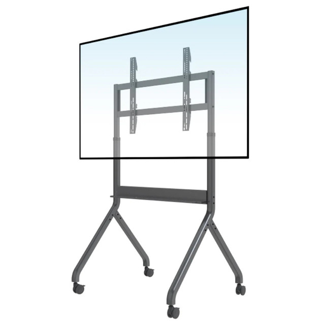 North Bayou P220 60" -100" Heavy-Duty Motorized TV Stand Mobile Cart with Automatic Lifter