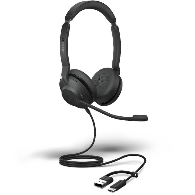 Jabra Evolve2 30 SE UC Stereo Headset, USB-C/A (Black)