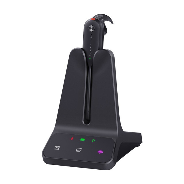Yealink WH63 E2 Convertible Wireless DECT Headset, UC, With Charging Stand