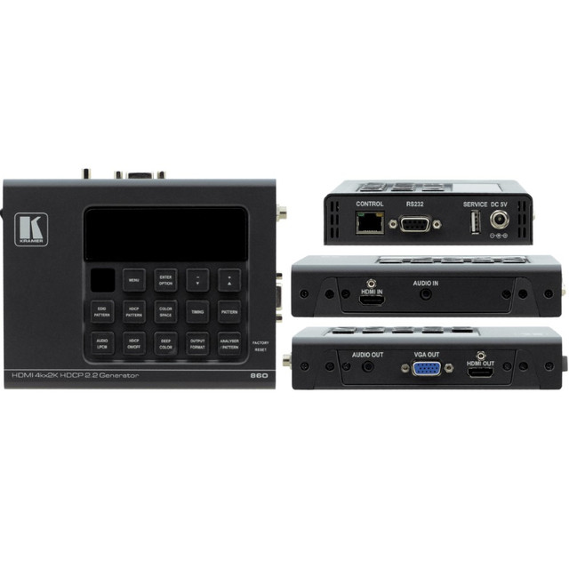 Kramer 860 18G 4K HDR Signal Generator & Analyzer