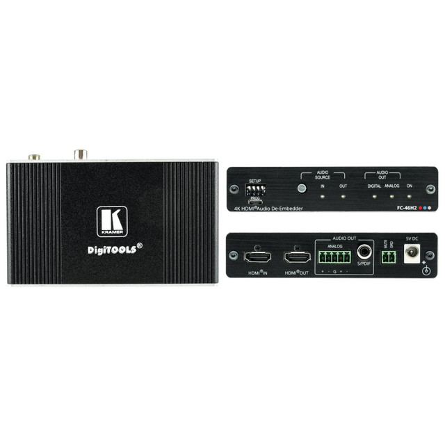 Kramer FC-46H2 4K HDR HDMI Audio De–embedder