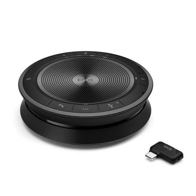 EPOS Expand 40+ Portable Wireless Bluetooth Conference Speakerphone, With Bluetooth Dongle, USB-A, USB-C