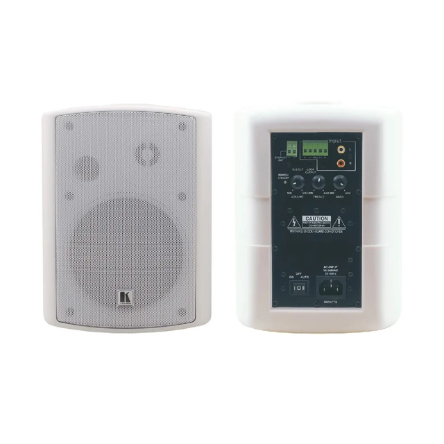 Kramer TAVOR 5-O 5.25" On–Wall 2–Way Powered Speakers (White)