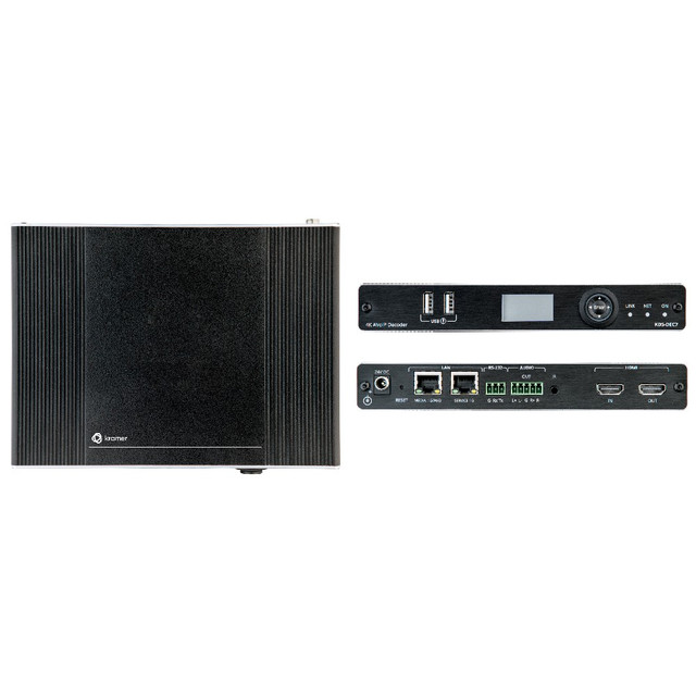 Kramer KDS-DEC7 High–Performance, Highly–Scalable, AVoIP Decoder for 4K Over 1G Network (KDS–7)