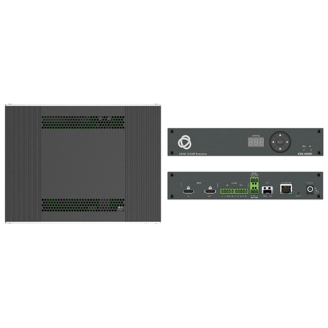 Kramer KDS-100EN Open–Standard 4K AVoIP Encoder with Ultra–Low Latency & Dual Streaming