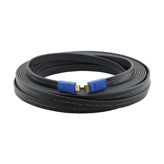 Kramer C-HM/HM/FLAT/ETH-50 Flat High–Speed HDMI Cable with Ethernet (50')