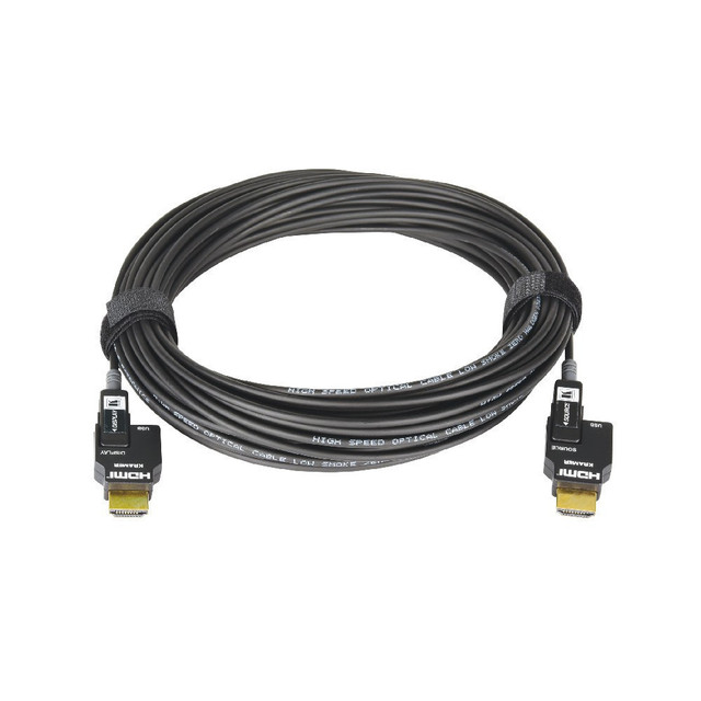 Kramer CLS-AOCH/60-164 Active Optical 4K Pluggable HDMI Cable — Low Smoke & Halogen Free (164')