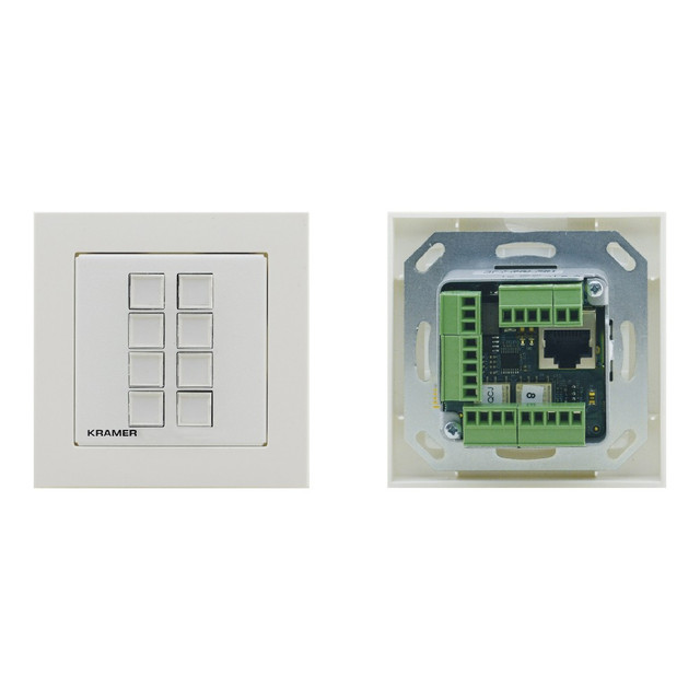 Kramer RC-308 8–Button PoE & I/O Control Keypad (EU/UK)