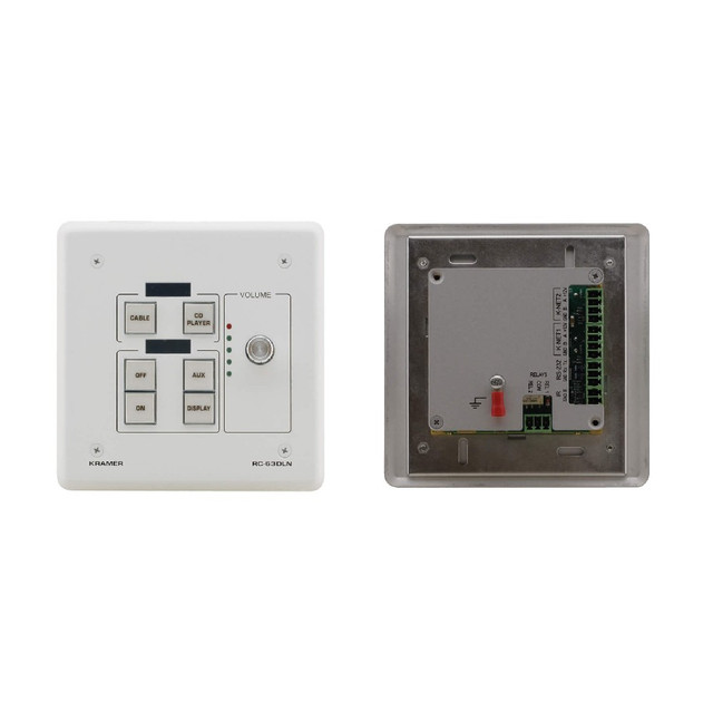 Kramer RC-63DLN 6–Button KNET Control Keypad with Knob with Displays (EU)
