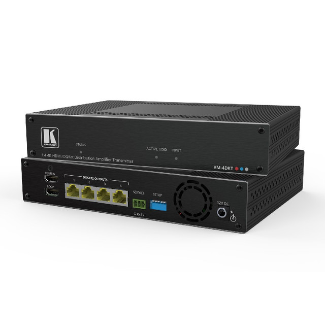 Kramer VM-4DKT 1:4 4K60 4:4:4 HDMI to Long–Reach DGKat 2.0 DA