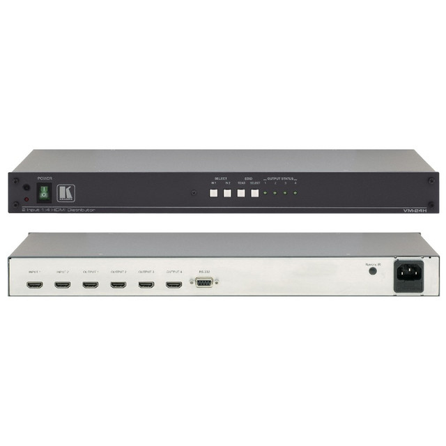 Kramer VM-24H 2x1:4 HDMI Switchable DA