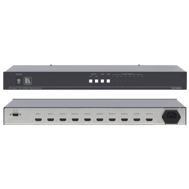Kramer VM-28H 2x1:8 HDMI Switchable DA