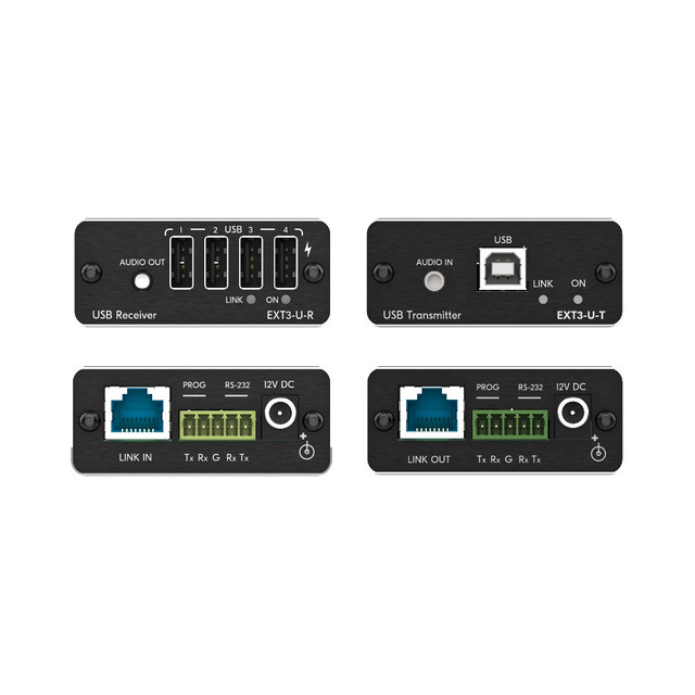 Kramer EXT3-U-KIT USB 2.0 PoC Extender Kit Over Extended–Reach CAT