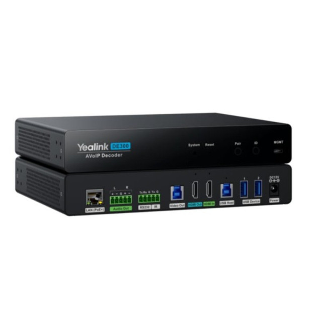 Yealink DE300 AVoIP Decoder for AV ONE