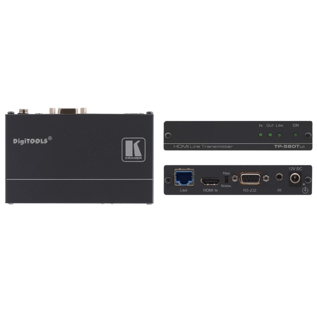 Kramer TP-580TXR 4K60 4:2:0 HDMI HDCP 2.2 Transmitter with RS–232 & IR Over Extended–Reach HDBaseT