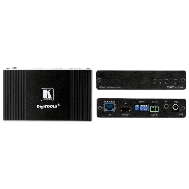 Kramer TP-583TXR 4K HDR HDMI Transmitter with RS–232 & IR Over Extended–Reach HDBaseT