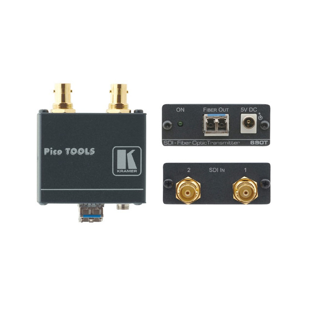 Kramer 690T 2x3G SDI Transmitter Over Ultra–Reach SM Fiber