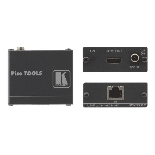 Kramer PT-572+ HDMI HDCP 2.2 Compact Receiver Over PoC Long–Reach DGKat