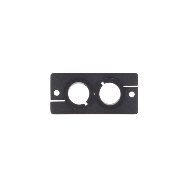 Kramer WCP-2 Wall Plate Insert — Dual Cable Pass–Through