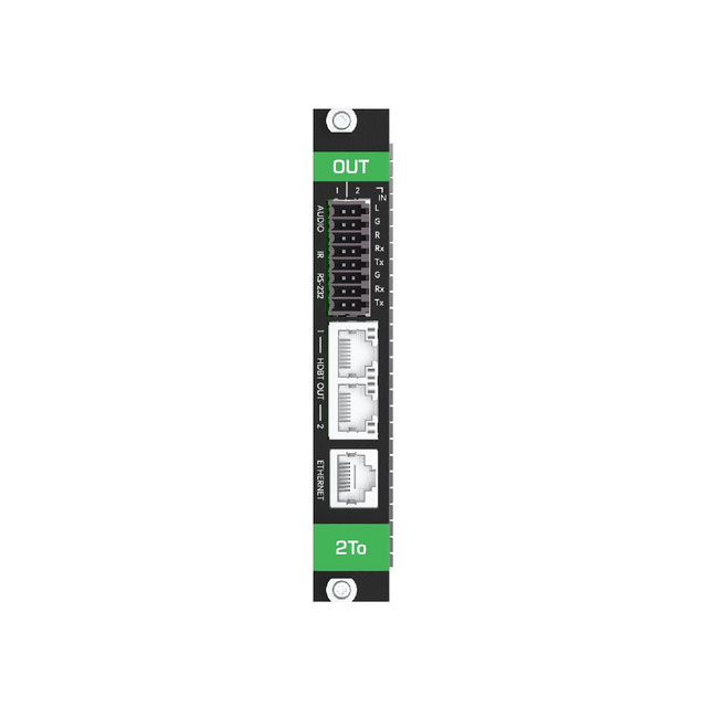 Kramer MC3-2TO 4K60 HDBT 2xOUT Card with Analog Audio