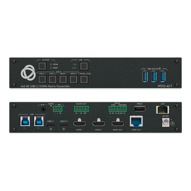Kramer MTX2-42-T 4x2 4K60 USB–C/HDMI Matrix Transmitter