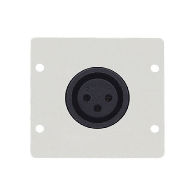 Kramer WA-1XLF Wall Plate Insert — XLR (F) (White)