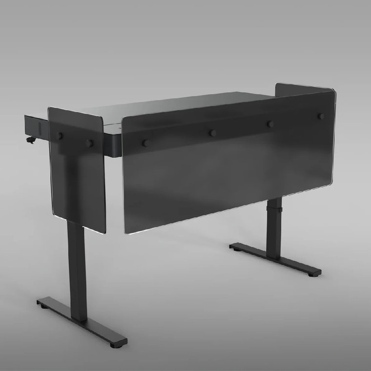 Heckler Premium Modesty Panel for Lectern 6U (Dark Frost with Logo)