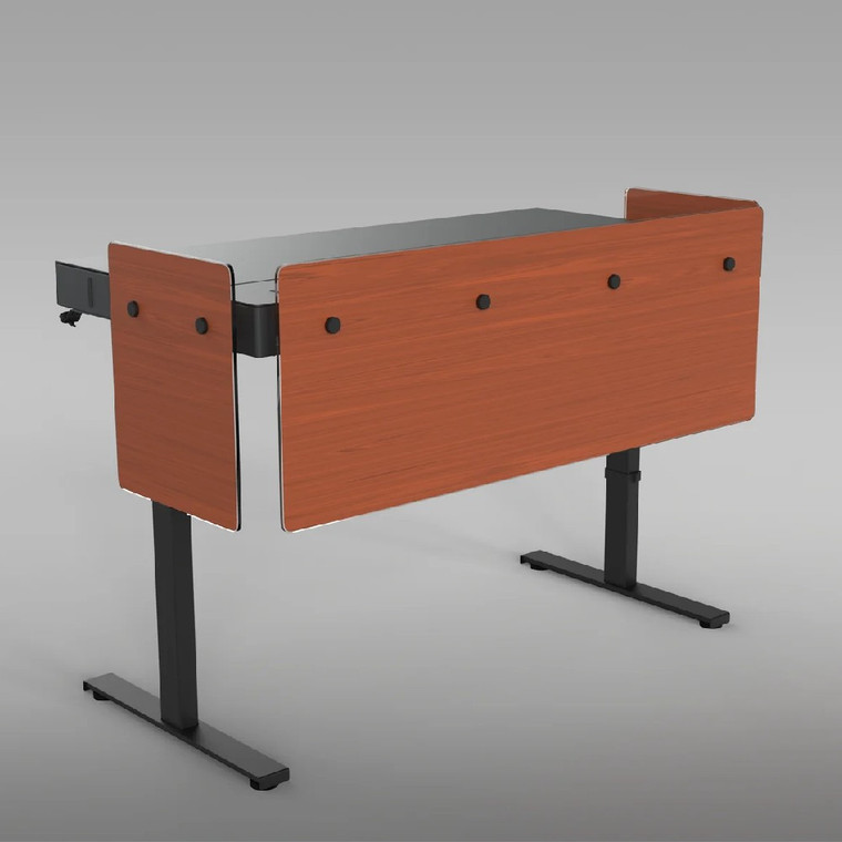 Heckler Premium Modesty Panel for Lectern 6U (Wild Cherry with Logo)