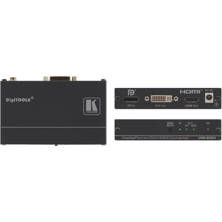 Kramer VM-2DH DisplayPort to DVI/HDMI Format Converter