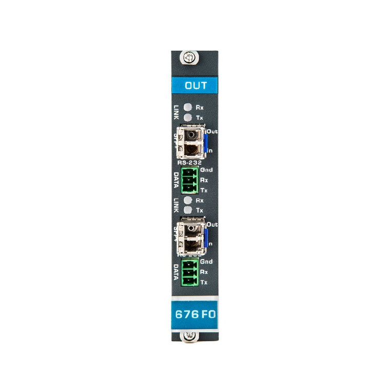 Kramer F676-OUT2-F16 4K60 4:2:0 HDMI Over Ultra–Reach MM/SM Fiber Optic Output Card