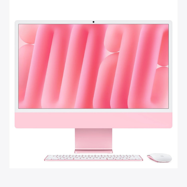 Apple 24" iMac with Retina 4.5K Display M4 Chip | 10‑Core CPU | 10‑Core GPU | 16GB RAM | 256GB SSD | (Pink)