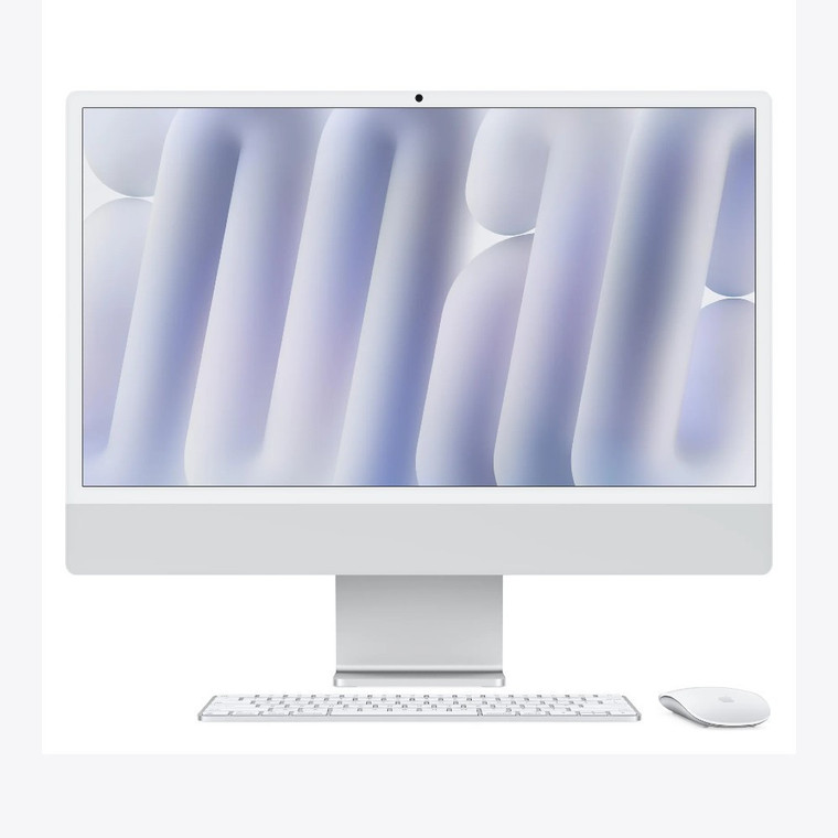 Apple 24" iMac with Retina 4.5K Display M4 Chip | 10‑Core CPU | 10‑Core GPU | 24GB RAM | 512GB SSD | (Silver)
