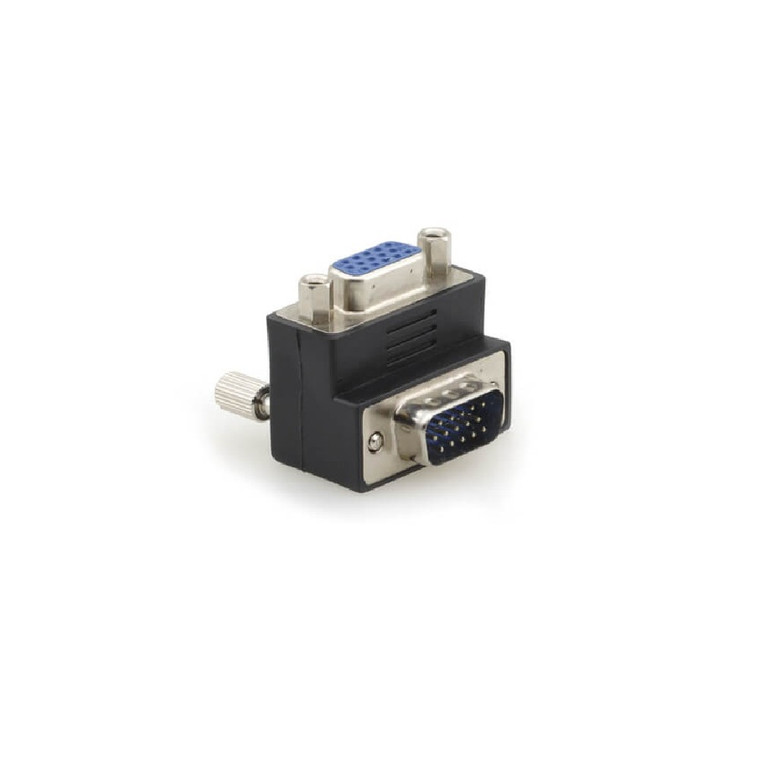 Kramer AD-GM/GF/RA 15-Pin HD Male to Female 90 Degree Adapter