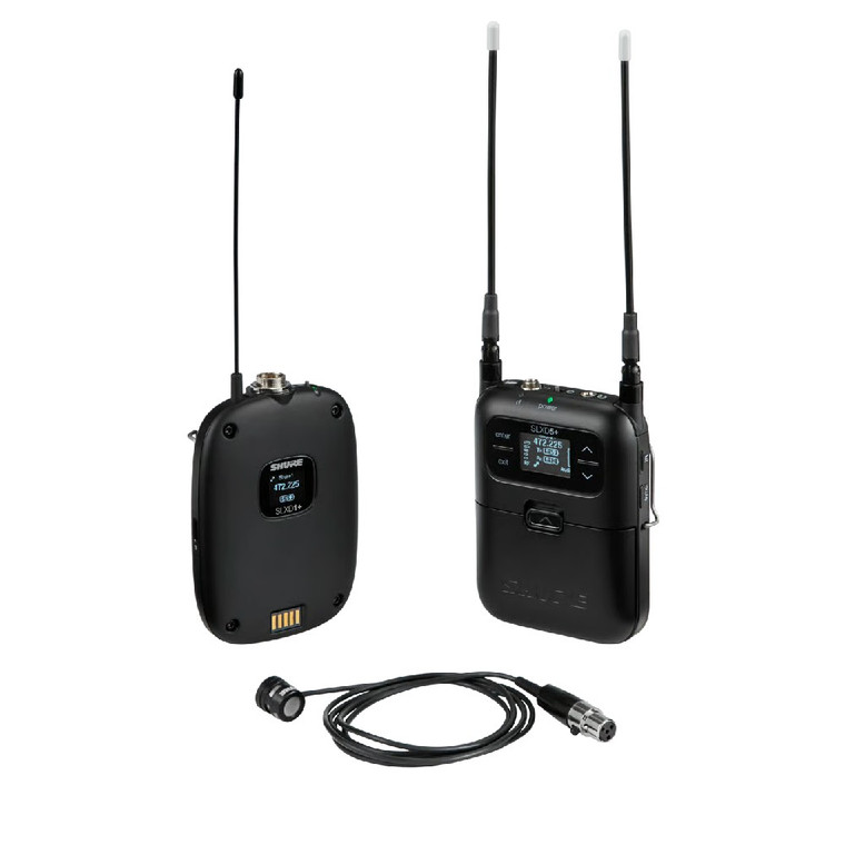 Shure SLXD15+/85M Portable Digital Wireless System with WL185M Low-Profile Cardioid Lavalier Microphone
