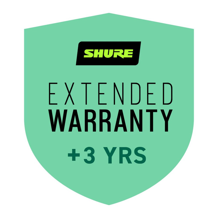 Shure Intellimix Room Kit 70 Extended Warranty for 3 Years