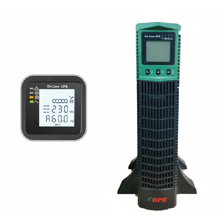BPE 3kVA/3W MPP Series Online UPS 1‐Phase Input, 1‐Phase Output, External Battery Rackmount UPS