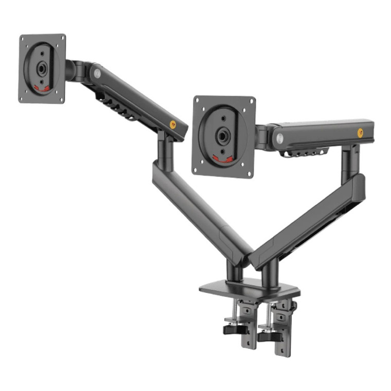 North Bayou A5C Mechanical Spring Dual Arm for 17"-32" Monitor (Black)