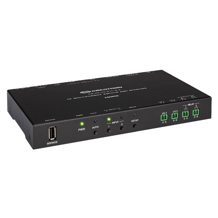 Crestron DMPS Essentials 4K Multiformat 2x1 AV Switch and Receiver