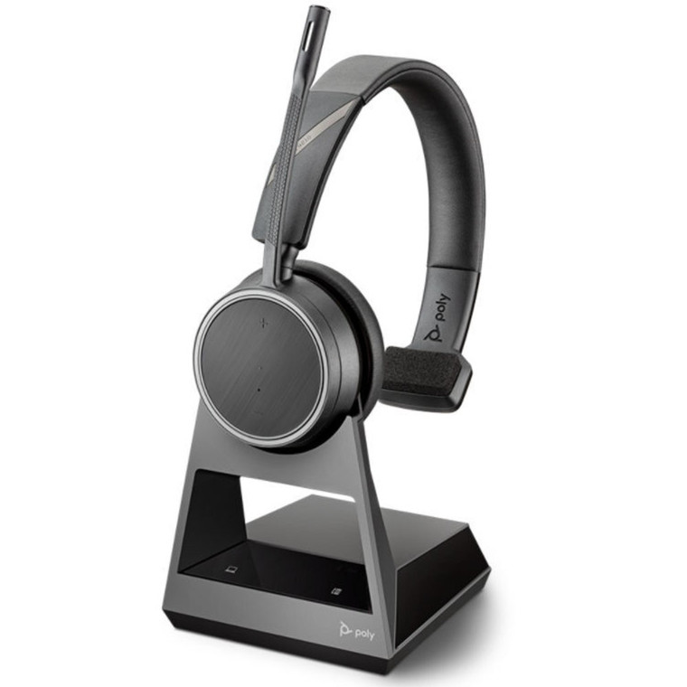 Poly Voyager 4210 Office Mono Wireless Headset, 2 Way Base, Standard, USB-A