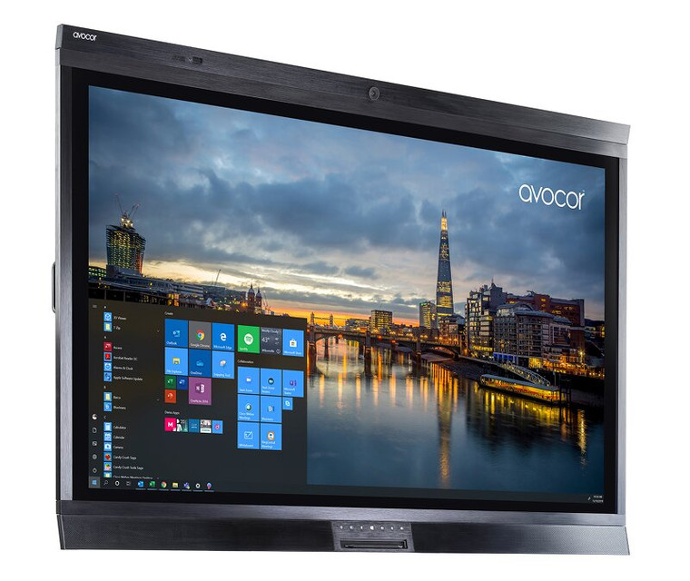 Avocor W6555, W Series, 65" 4K Interactive Touch Screen TV, With Integrated Video Conference Camera, Compatible With Microsoft Teams & Zoom