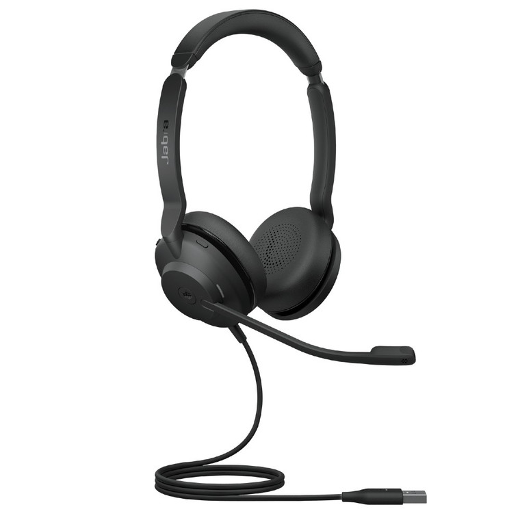 Jabra Evolve2 30 SE UC Stereo Headset, USB-A (Black)