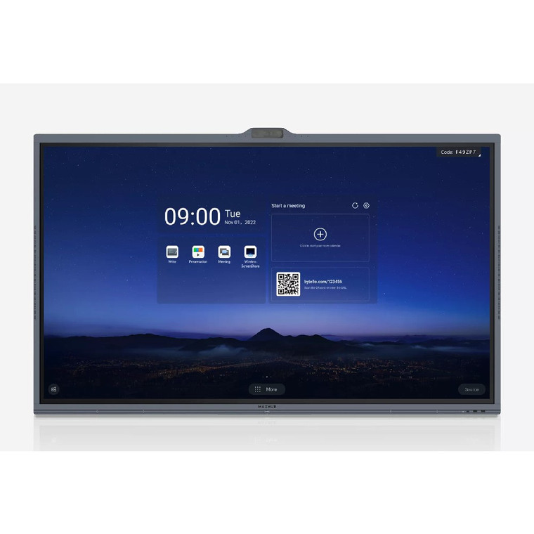 MAXHUB V6 ViewPro Series V6530 Interactive Display 65" With PC Module, Windows 10, Intel Core i5, 8GB RAM, 128GB SSD