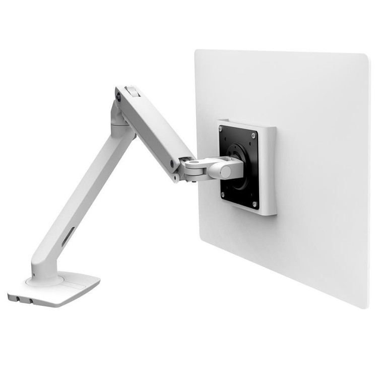 Ergotron MXV Desk Monitor Arm Single Monitor Mount (White)
